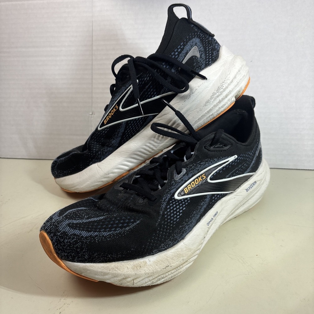 Brooks Glycerin 22 Running Shoes Mens 12 Black DNA Tuned Neutral 1104451D013